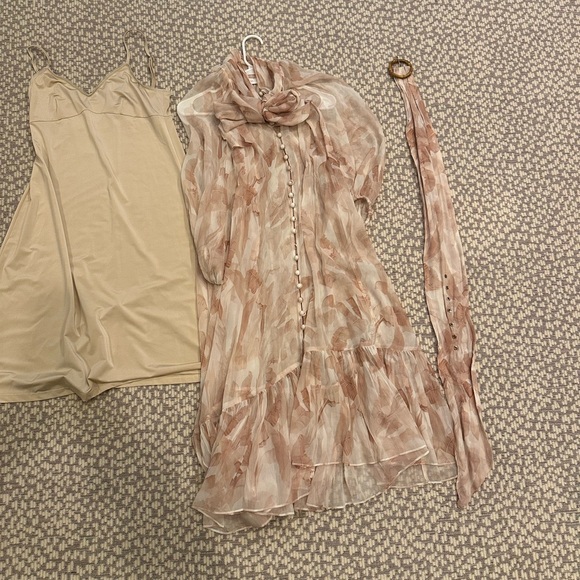 - Zimmerman palm print tie midi dress! - Picture 4 of 6